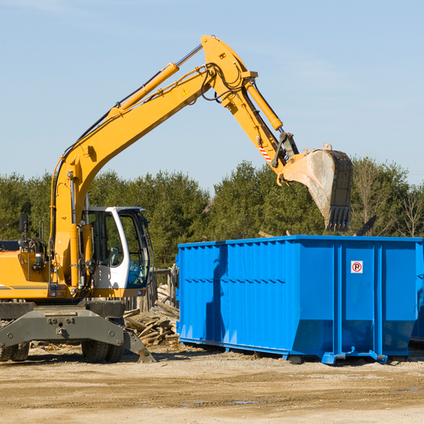 are there any restrictions on where a residential dumpster can be placed in Mount Arlington New Jersey